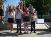 В селе Красногорка состоялось открытие памятного знака по увековечению памяти умерших защитников Приднестровья