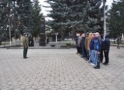 В Григориополе состоялась торжественная отправка призывников в Вооруженные Силы ПМР
