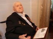 Ветеран Великой Отечественной войны Маслов Егор Иванович принимает сегодня поздравления по случаю своего 100-летия.