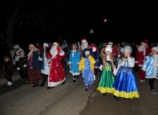 В Григориополе состоялось открытие главной ёлки города и парад Дедов Морозов
